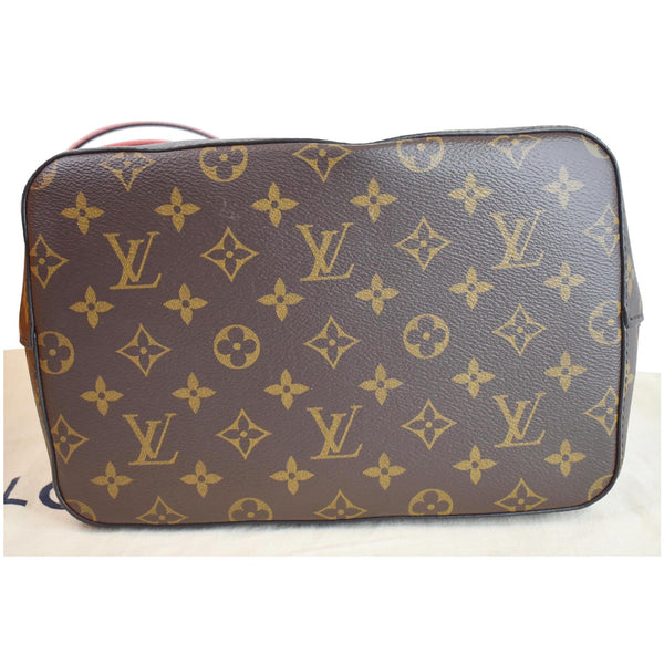 LOUIS VUITTON Neonoe Monogram Canvas Shoulder Bag Coquelicot