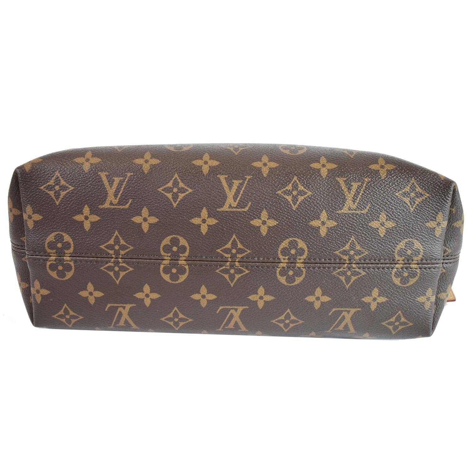 Graceful vegan leather handbag Louis Vuitton Brown in Vegan leather -  36284886