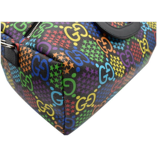 GUCCI Psychedelic GG Monogram Canvas Duffel Travel Bag Multicolor 587866