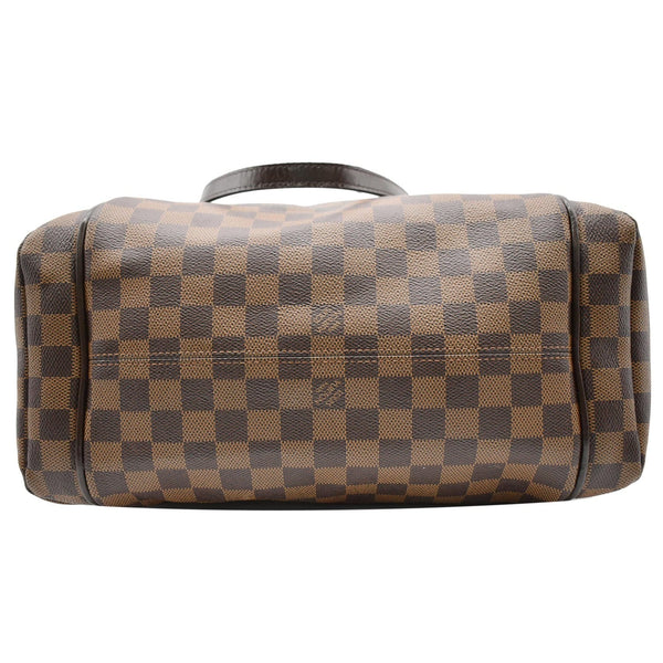 LOUIS VUITTON Totally MM Damier Ebene Shoulder Bag Brown