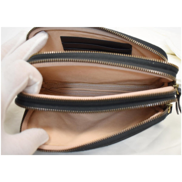 GUCCI GG Marmont Mini Chain Crossbody Bag Black 546581