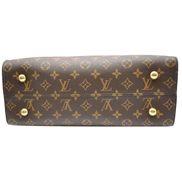 LOUIS VUITTON Tuileries Monogram Canvas Shoulder Bag Brown