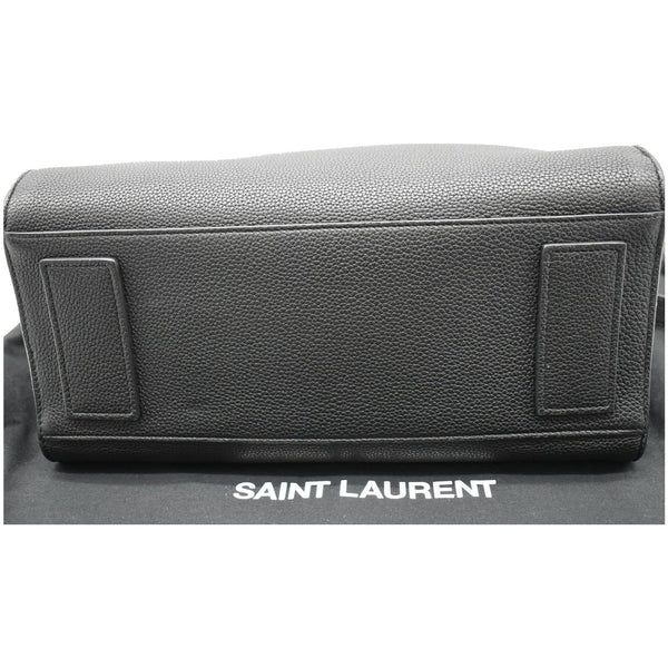 YVES SAINT LAURENT Sac de Jour Small Grained Leather Shoulder Bag Black