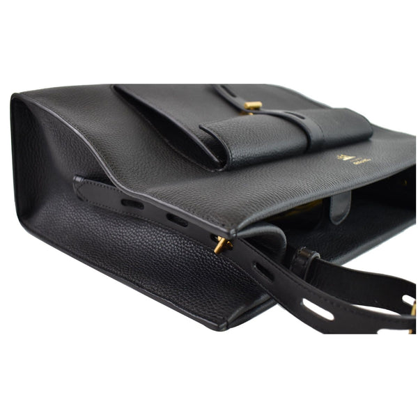 TOM FORD T Twist Small Leather Top Handle Bag Black