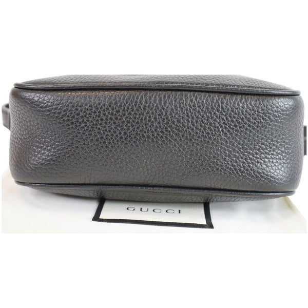 GUCCI Soho Disco Small Leather Crossbody Bag Black 347994