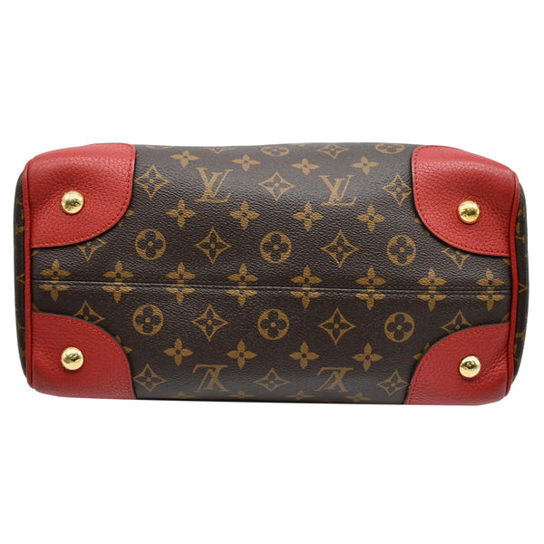 LOUIS VUITTON Retiro NM Monogram Canvas 2Way Shoulder Bag Red