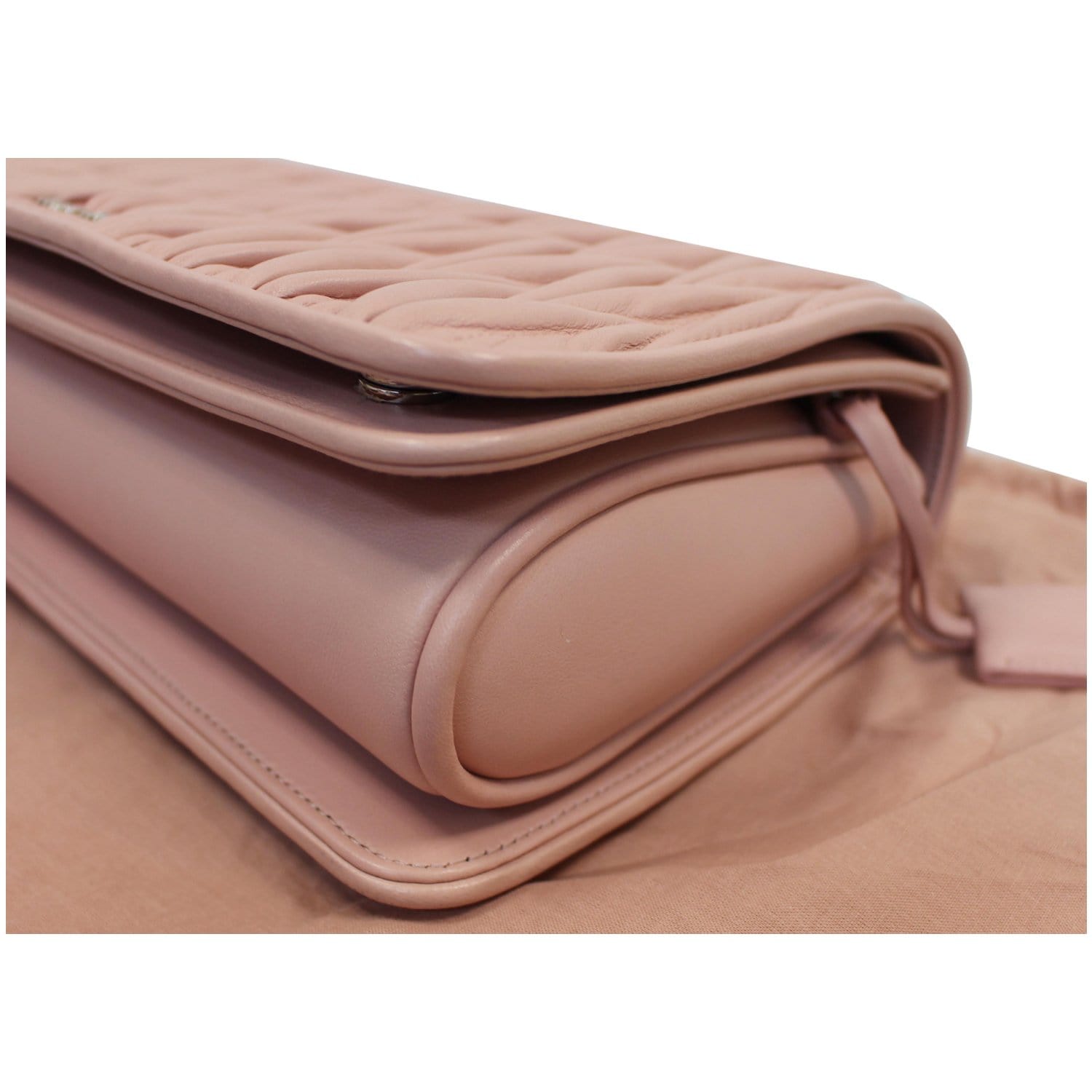 Miu Miu Quilted Napa Leather Shoulder Bag