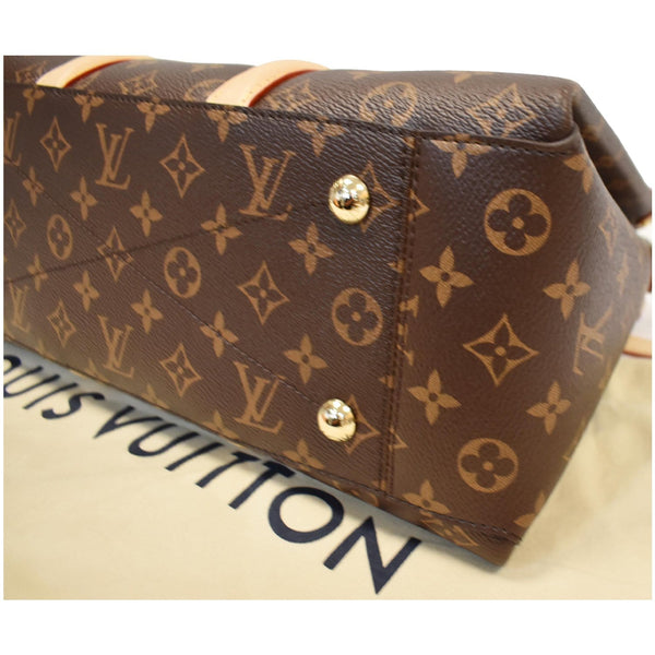 LOUIS VUITTON Soufflot MM Monogram Canvas Shoulder Bag Brown