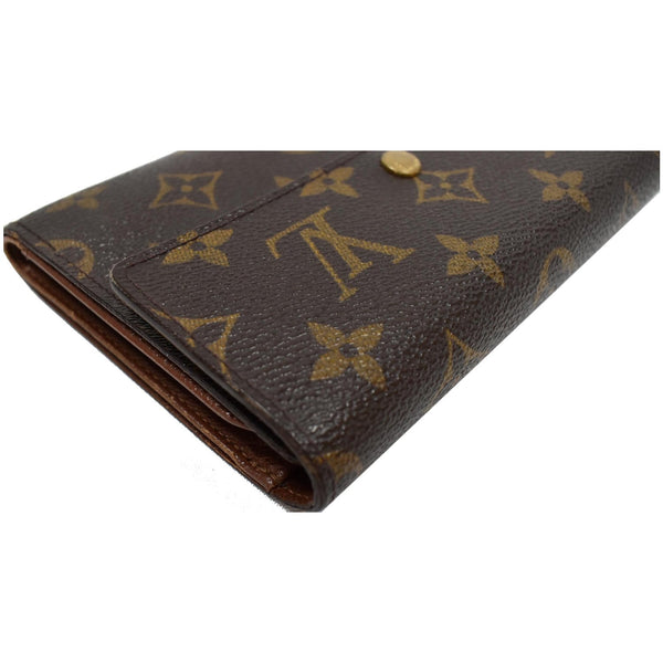LOUIS VUITTON Porte-Tresor Etui Papiers Monogram Canvas Wallet Brown
