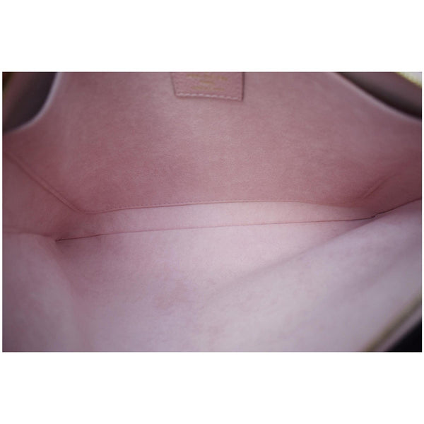 LOUIS VUITTON Daily Pouch Monogram Canvas Clutch Bag Rose Poudre