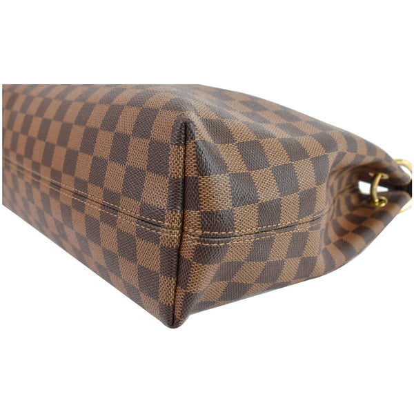 Louis Vuitton Graceful PM Damier Ebene Shoulder Bag - left side view