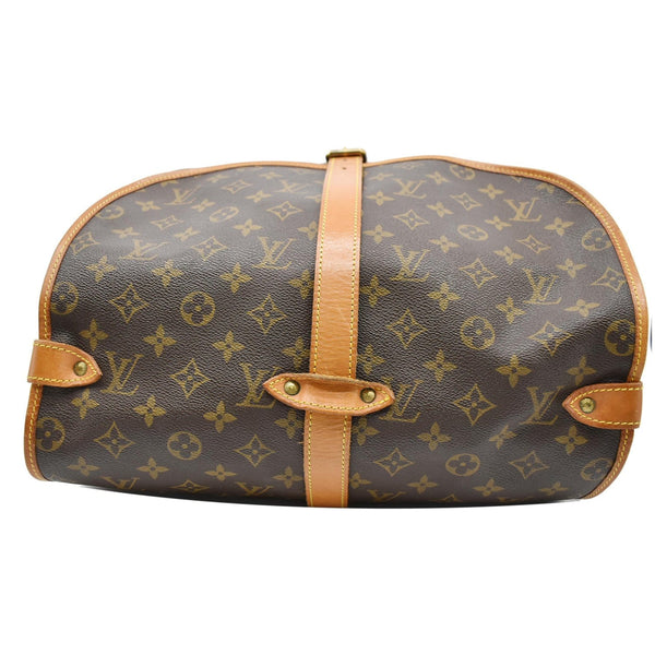 Louis Vuitton Saumur 35 Monogram Canvas Shoulder Bag Backside view