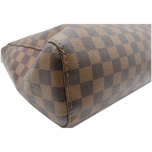 LOUIS VUITTON Portobello PM Damier Ebene Shoulder Bag Brown