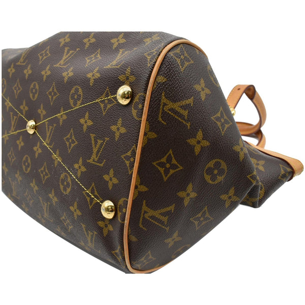 LOUIS VUITTON Tivoli GM Monogram Canvas Shoulder Bag Brown