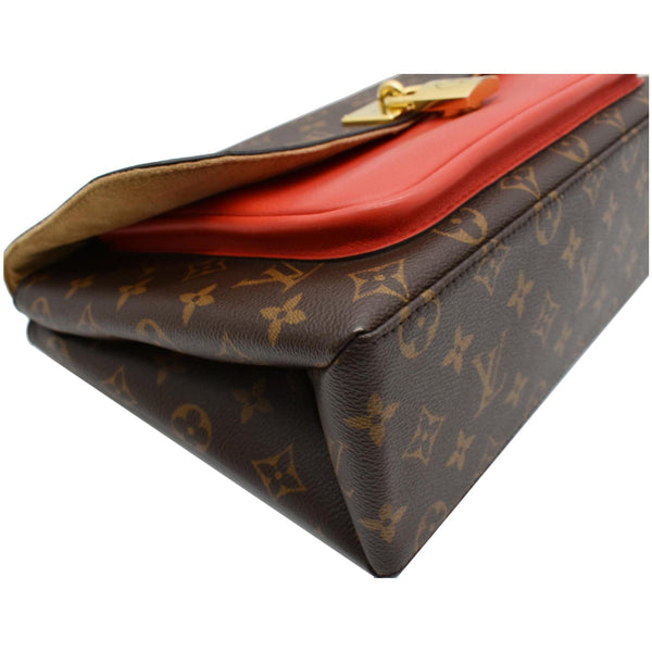 LOUIS VUITTON Marignan Monogram Canvas Shoulder Bag Coquelicot