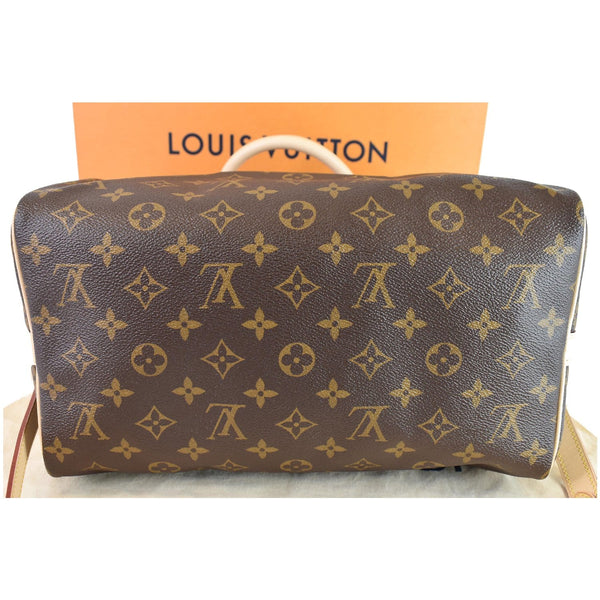 Louis Vuitton Speedy 30 Bandouliere Monogram Canvas Bag - backside