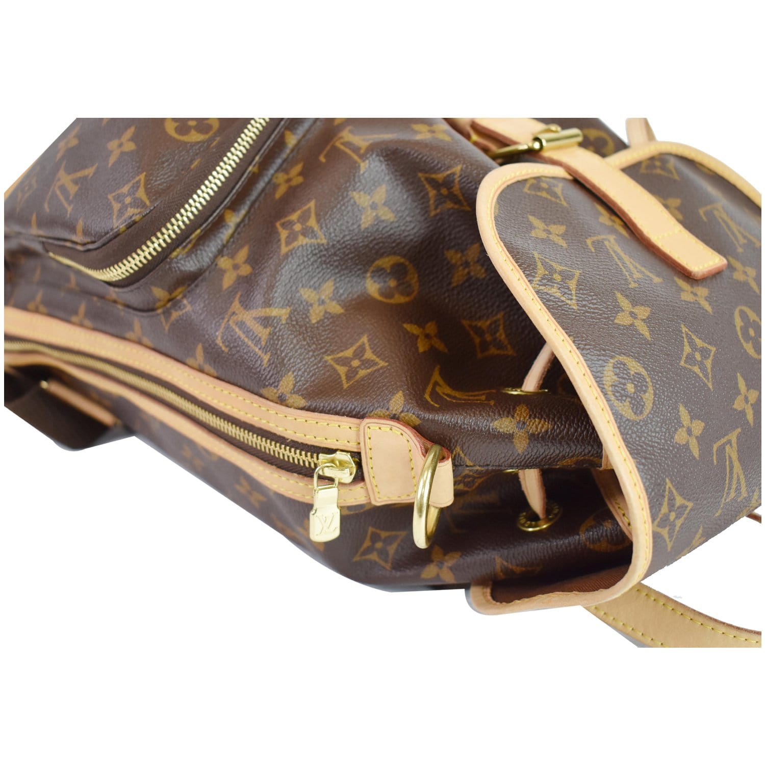 Louis+Vuitton+Bosphore+Backpack+Brown+Canvas for sale online