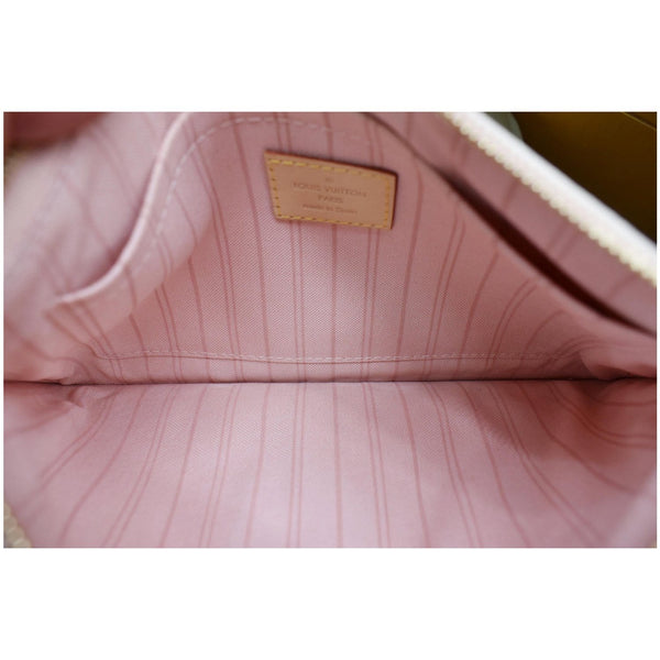 Louis Vuitton Neverfull MM Tahitienne wallet inside view