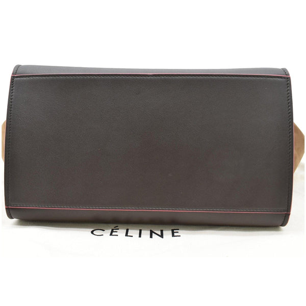 CELINE Trapeze Small 2way Leather Shoulder Bag Tricolor