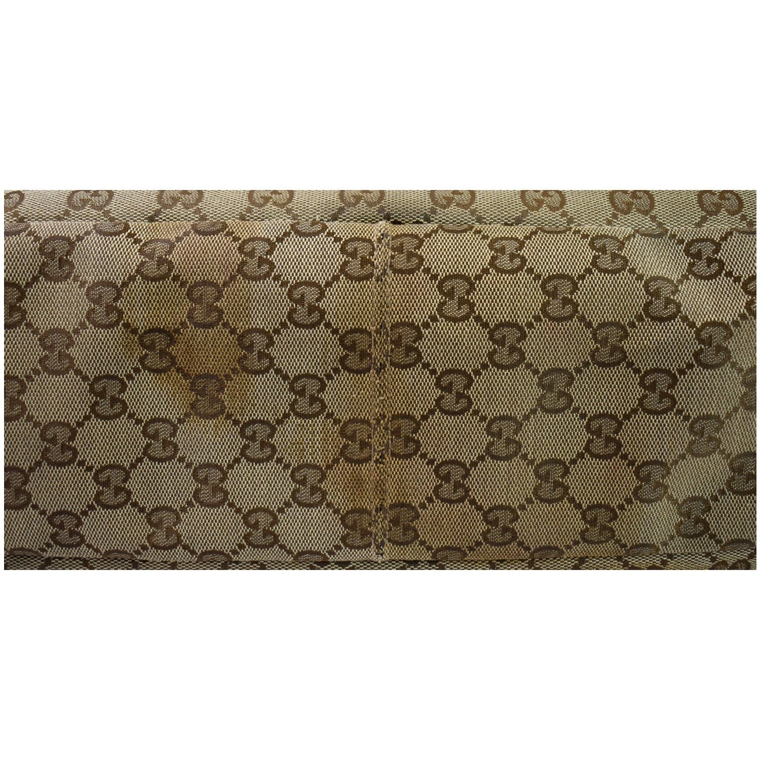 Gucci Beige/Ebony GG Canvas Large Horsebit Hobo Bag - Yoogi's Closet