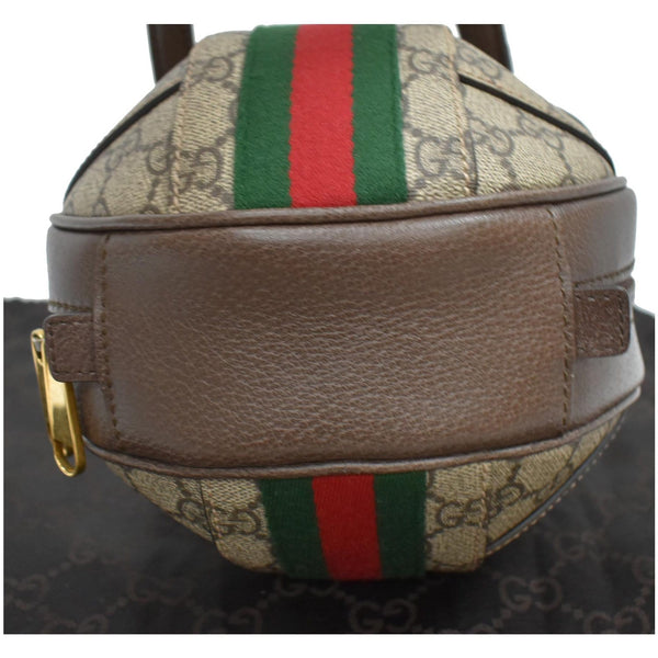 GUCCI Ophidia Mini GG Sphere Top-Handle Canvas Bowler Bag Beige 574794