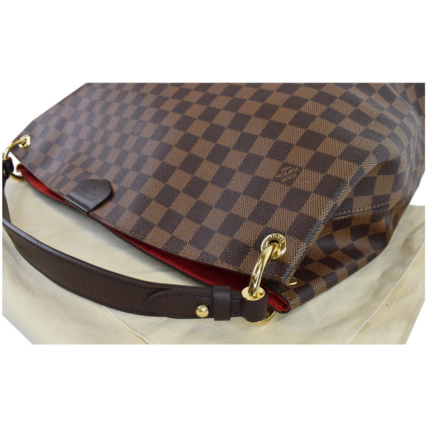 Louis Vuitton Graceful MM Damier Ebene handbag corner preview