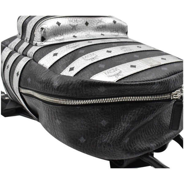 MCM Striped Medium Stark Metallic Visetos Backpack Bagv