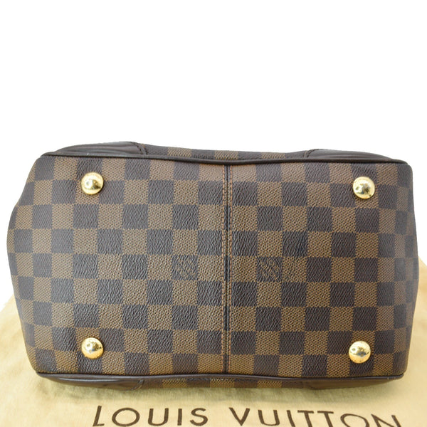 Louis Vuitton Verona PM Damier Ebene Satchel Bag Brown