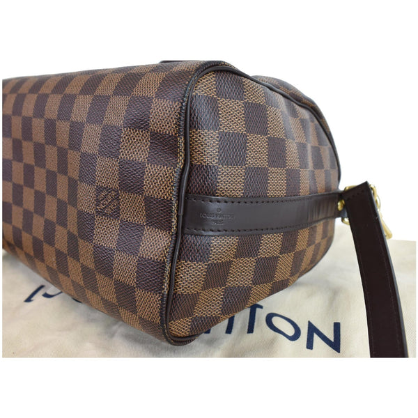 Louis Vuitton Speedy 25 Bandouliere Damier Ebene Bag - brown checks