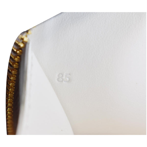 PRADA Saffiano Triangle Leather Crossbody Phone Pouch Bag White