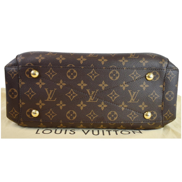 LOUIS VUITTON Montaigne MM Monogram Canvas Shoulder Bag Brown