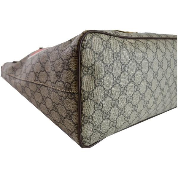 GUCCI Courrier Soft GG Supreme Tote Bag Beige 474083