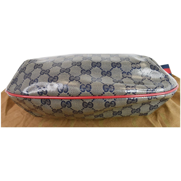 GUCCI GG Canvas Web Messenger Bag Red/Navy 181092