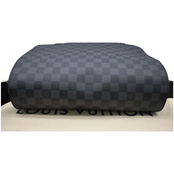 LOUIS VUITTON District MM Monogram Eclipse Messenger Bag Black