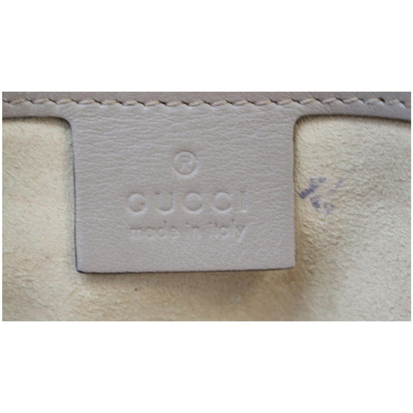 GUCCI Large GG Marmont Calfskin Matelasse Shoulder Bag Nude 498090