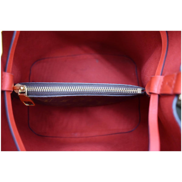 LOUIS VUITTON Neonoe Monogram Canvas Shoulder Bag Coquelicot