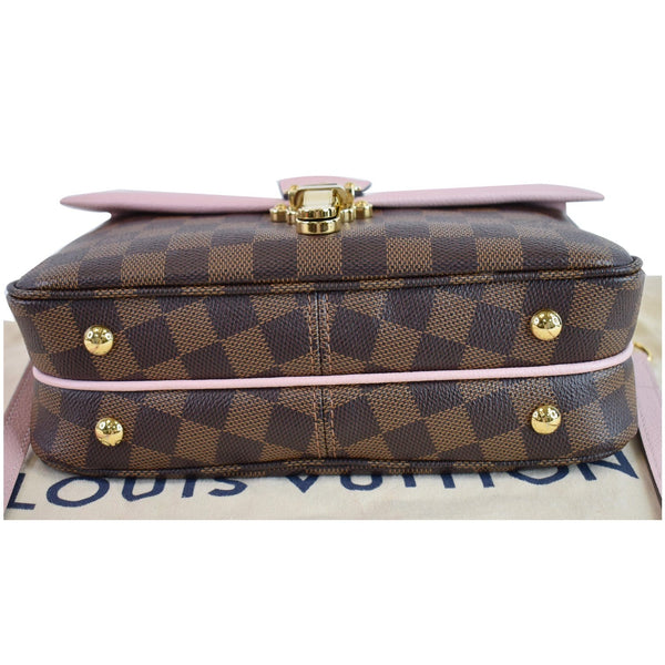 authentic lv Clapton Damier Ebene Crossbody Bag bottom