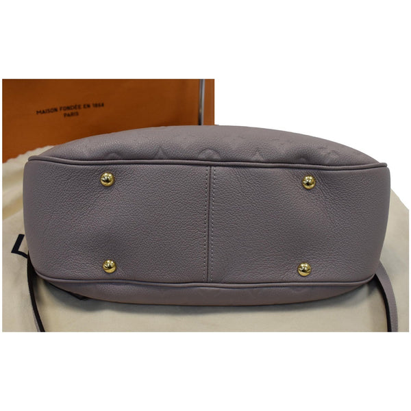 LOUIS VUITTON Spontini Empreinte Leather Shoulder Bag Mastic