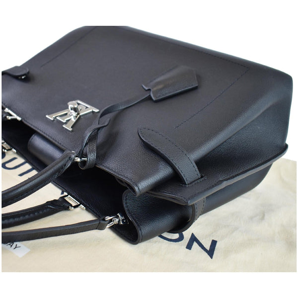 LOUIS VUITTON Lockme Day Grained Calf 2way Shoulder Bag Black