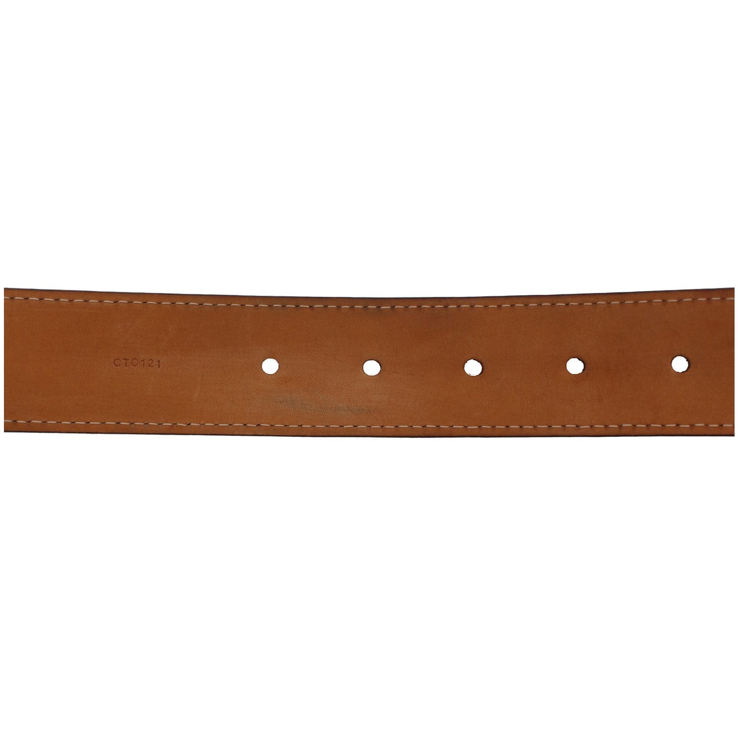 Leather belt Louis Vuitton Brown size 80 cm in Leather - 32802749