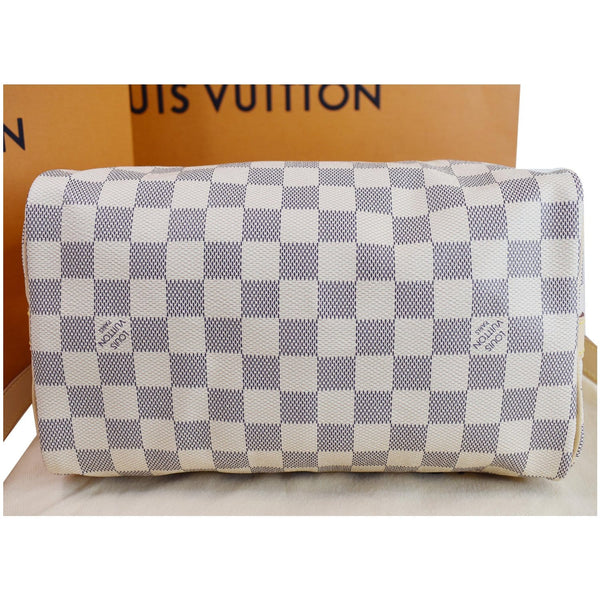 Louis Vuitton Speedy 25 Bandouliere Damier Azur Bag - lower side look