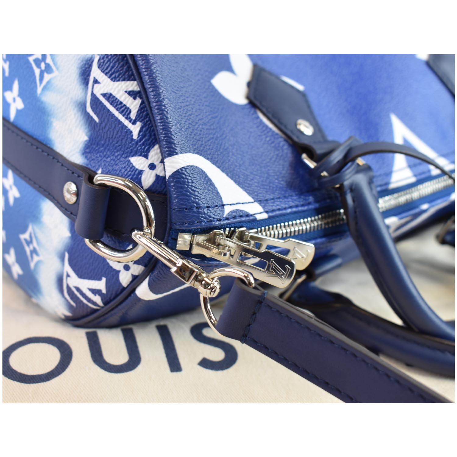 Louis Vuitton Escale Blue Speedy Bandouliere at 1stDibs