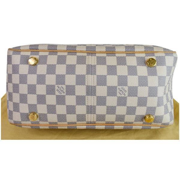 Louis Vuitton Figheri PM Damier Azur Shoulder Bag - bottom view