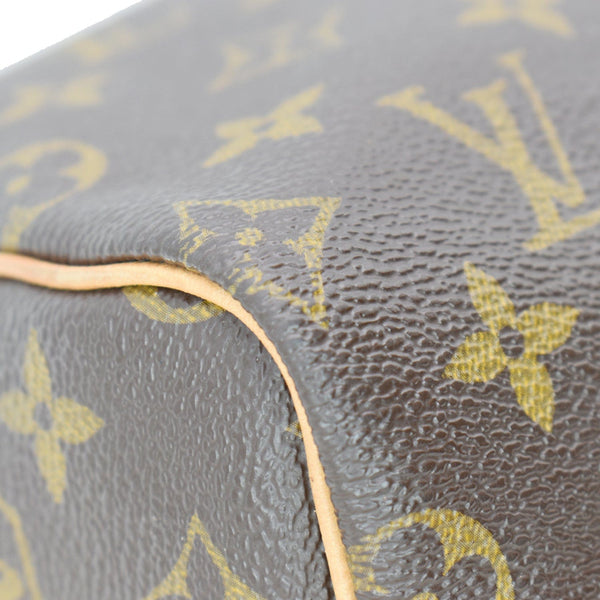 LOUIS VUITTON Speedy 25 Bandouliere Monogram Canvas Shoulder Bag Brown