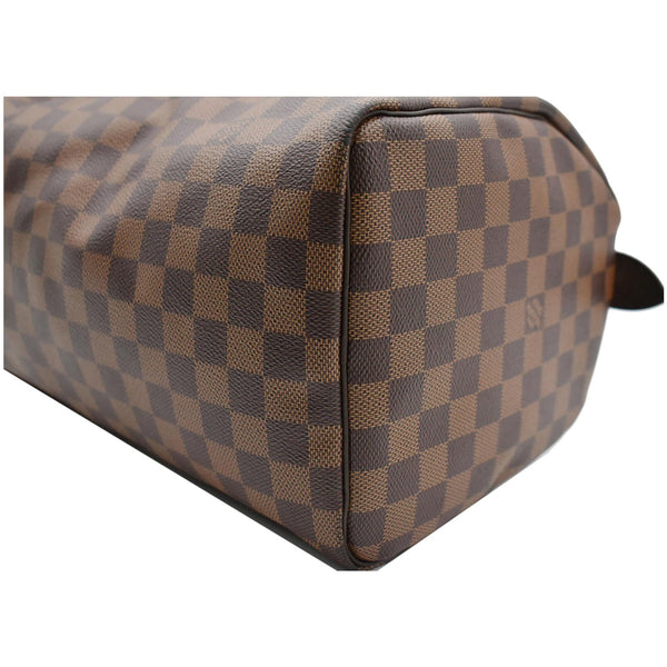 LOUIS VUITTON Speedy 30 Damier Ebene Satchel Bag Brown