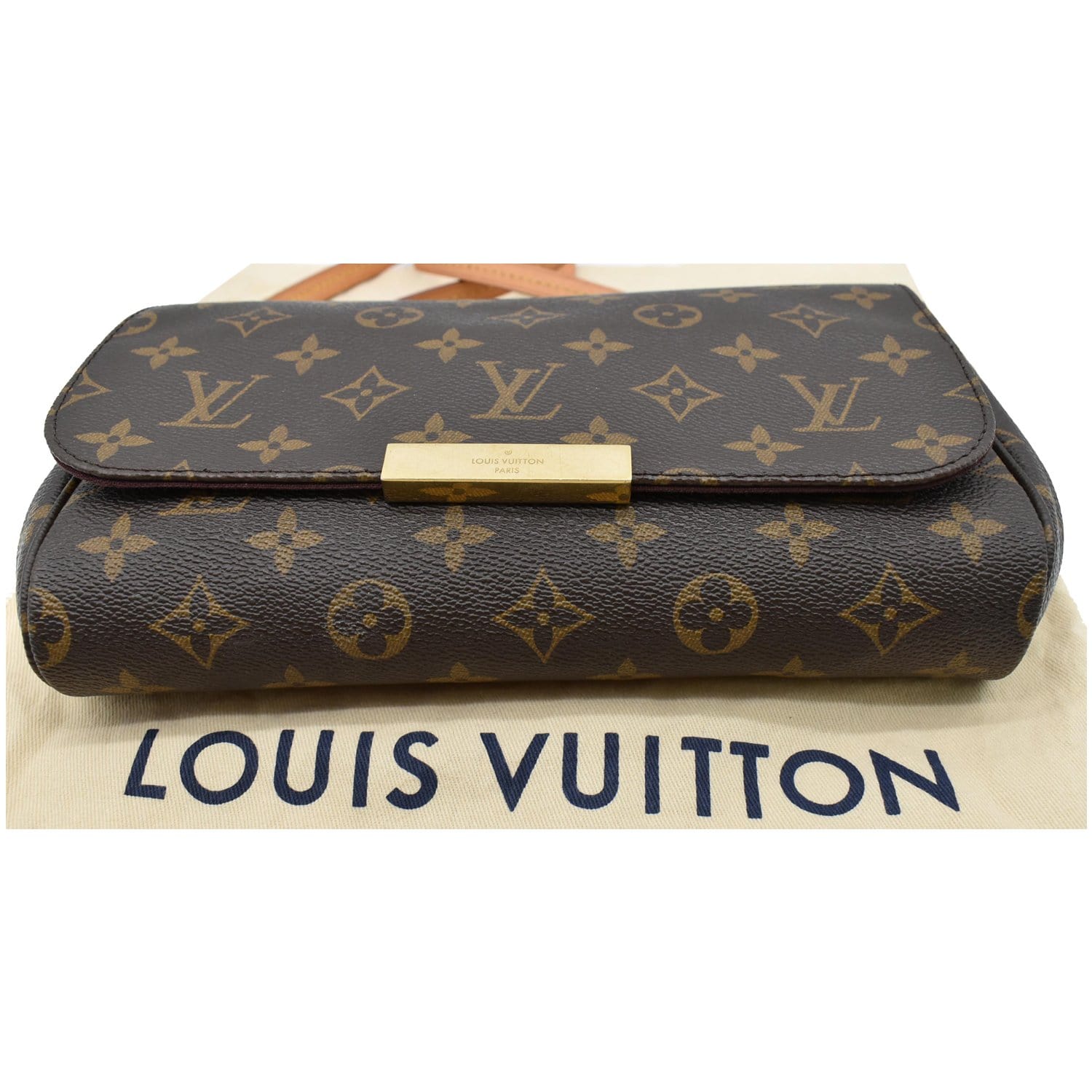 Louis Vuitton Favorite MM Monogram Chain Clutch Crossbody (SA4135