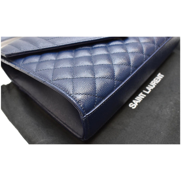 Yves Saint Laurent Envelope Chain Medium Shoulder Bag - Blue Color