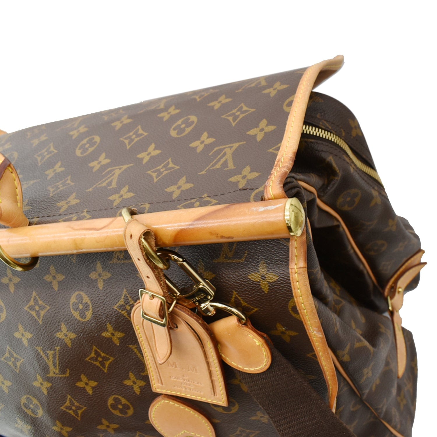 Authentic Louis Vuitton Monogram Sac Chasse Hunting 2way Travel