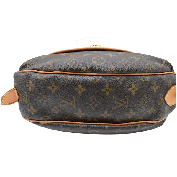 LOUIS VUITTON Tulum GM Monogram Canvas Shoulder Bag Brown