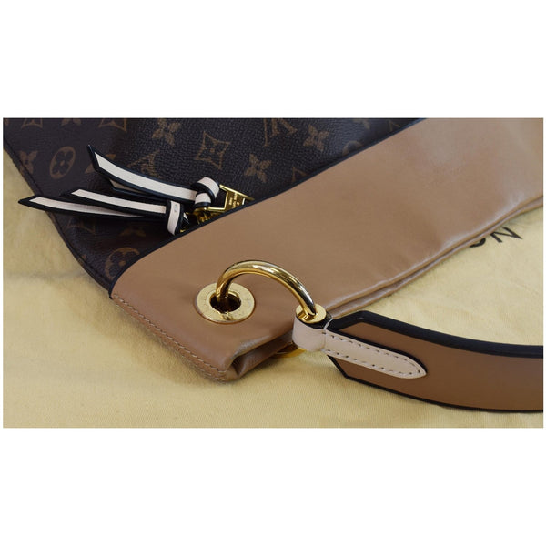 LOUIS VUITTON Tuileries Monogram Canvas Hobo Bag Sesame